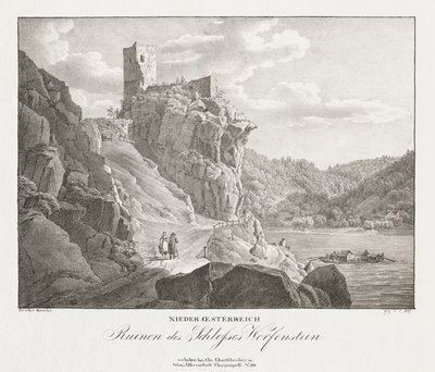 Basse-Autriche, Ruines du château Werfenstein - Jakob Alt