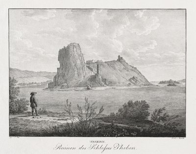 Hongrie, Ruines du château de Theben - Jakob Alt