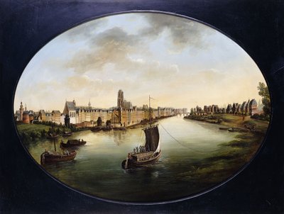 Vue de Francfort, c.1810-18 - Jakob Diezler