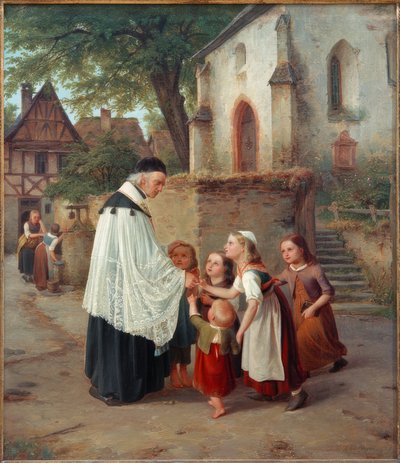 Le curé du village - Jakob Fürchtegott Dielmann
