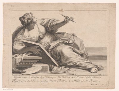 Personnification de la peinture - Jakob Gottlieb Thelott