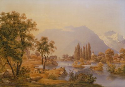 Vue de la rivière Aar et d
