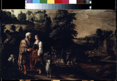 Jacob rencontre Rachel au puits - Jakob Wabbe