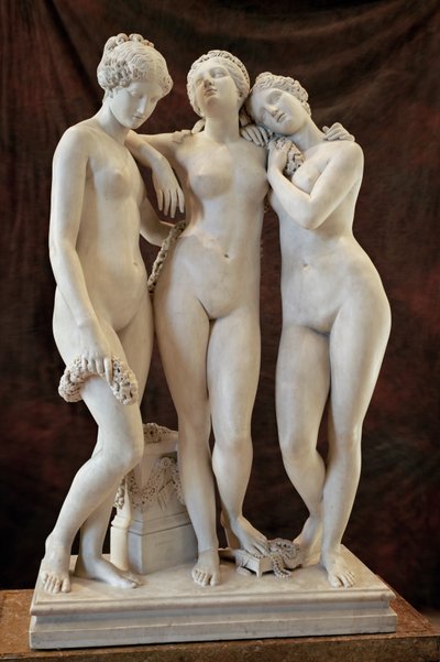 Les Trois Grâces, Salon 1831 ... - James (1790-1852) Pradier