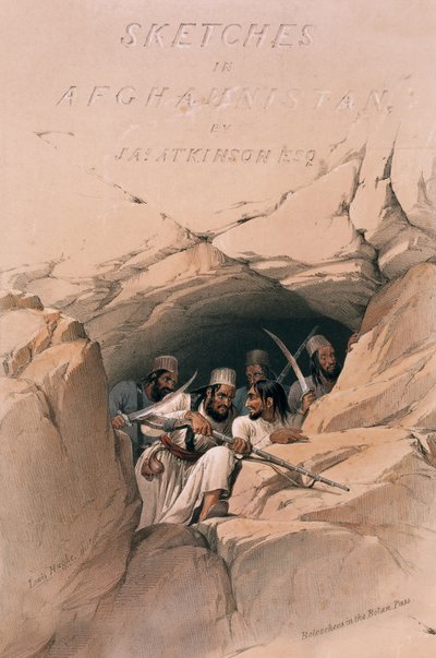 Beloochees dans le col de Bolan - James (after) Atkinson