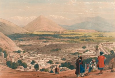 Le Balla Hissar et la ville de Kaboul, depuis la partie supérieure de la citadelle - James (after) Atkinson