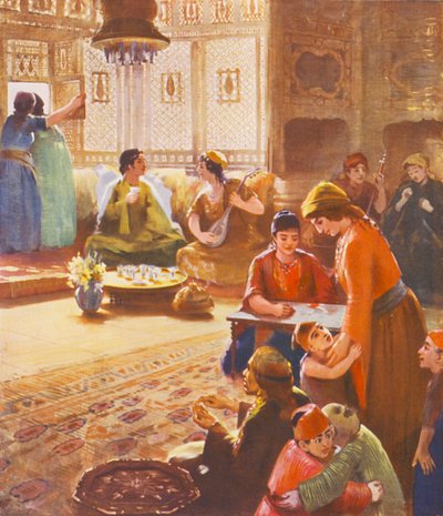Terre Sainte : Un harem de ville - James (after) Clark