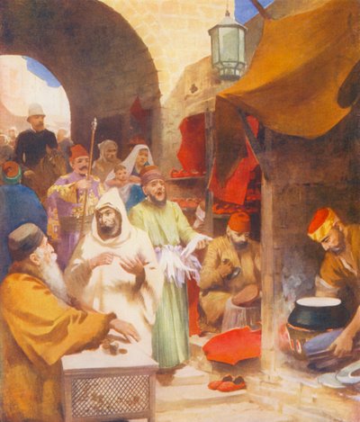 Terre Sainte : Rue de bazar oriental - James (after) Clark
