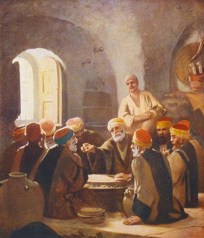 Terre Sainte : Repas du soir parmi les Fellahheen - James (after) Clark