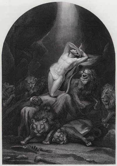 Daniel dans la fosse aux lions - James (after) Northcote