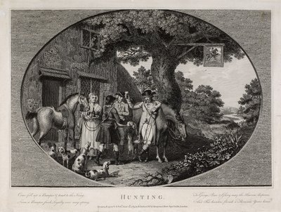 Chasse, gravé par Robert Pollard (1755-1838) - James (after) Pollard