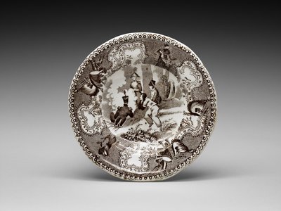 Assiette à tasse, c. 1837-1856 - James (attr.to) Beech