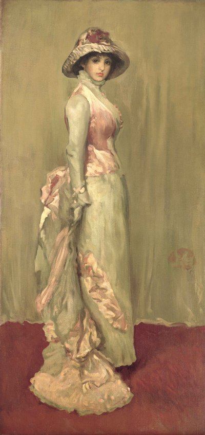 Harmonie en rose et gris : Lady Meux - James Abbott McNeill (attr.to) Whistler