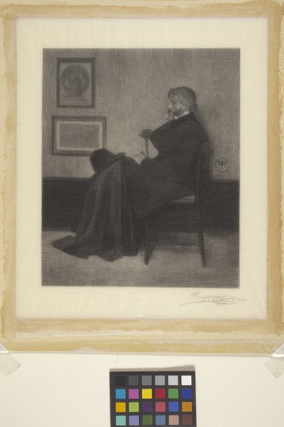 Thomas Carlyle - James Abbott McNeill (attr.to) Whistler