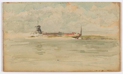 Une petite note rouge - Dordrecht - James Abbott McNeill Whistler