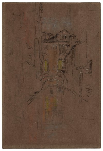 Un canal vénitien - James Abbott McNeill Whistler