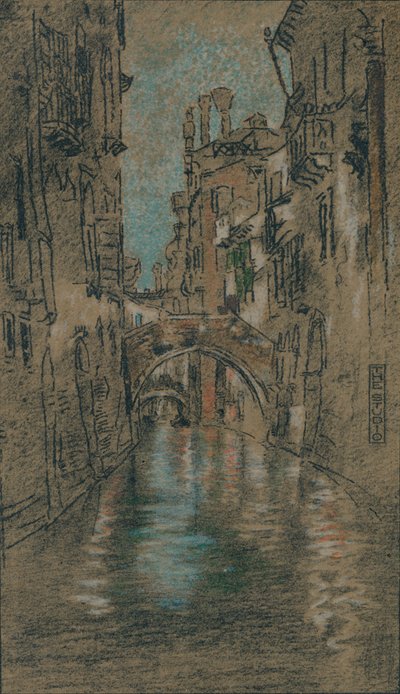 Un canal vénitien, vers 1880 - James Abbott McNeill Whistler