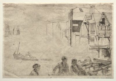 Un quai - James Abbott McNeill Whistler