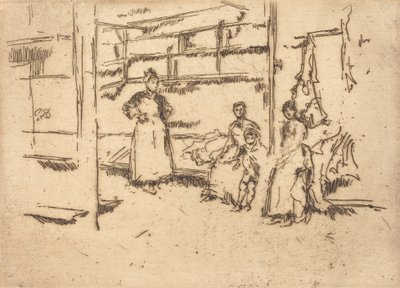 Après la vente, Hounsditch, vers 1886-1888 - James Abbott McNeill Whistler