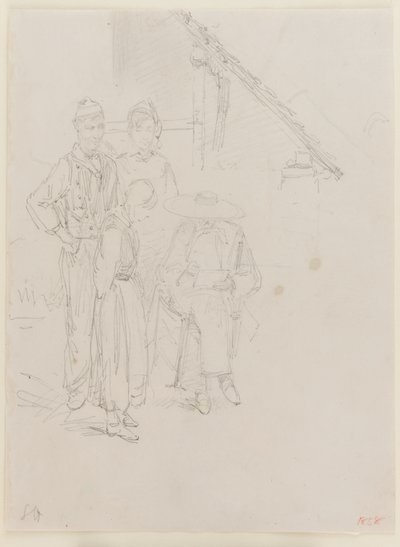Un artiste dessinant, 1858 - James Abbott McNeill Whistler