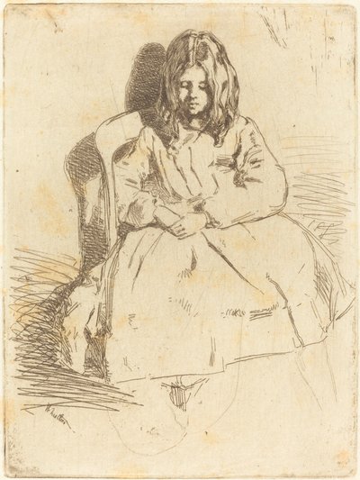 Annie assise - James Abbott McNeill Whistler