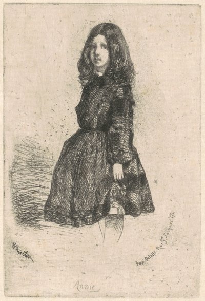 Annie, vers 1857 - James Abbott McNeill Whistler
