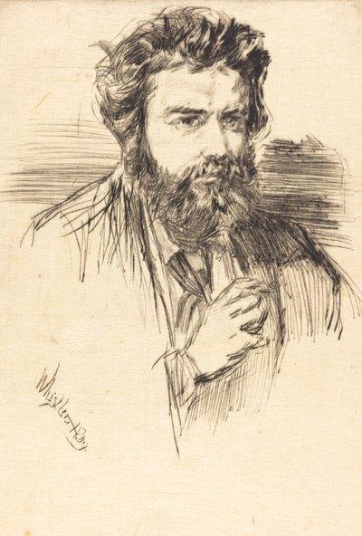 Astruc, un homme de lettres, 1859 - James Abbott McNeill Whistler