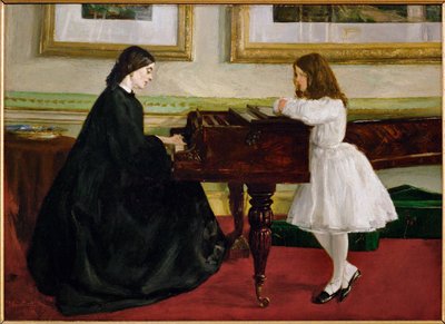 Au piano - James Abbott McNeill Whistler