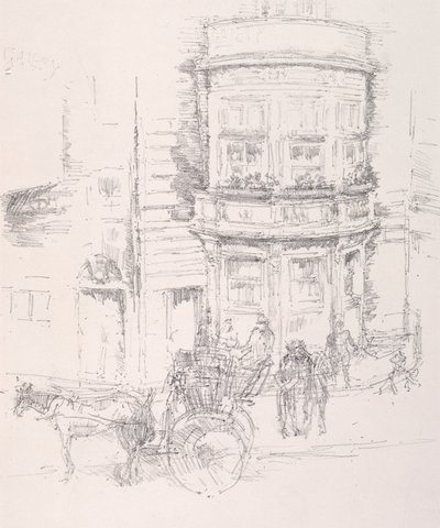 Arrière du théâtre Gaiety - James Abbott McNeill Whistler