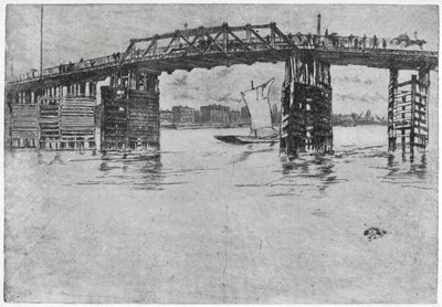 Pont de Battersea, Londres, 19e siècle, 1904 - James Abbott McNeill Whistler