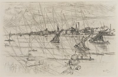 Battersea Reach, 1863 - James Abbott McNeill Whistler