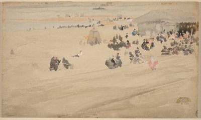Scène de plage, probablement 1885 (aquarelle) - James Abbott McNeill Whistler