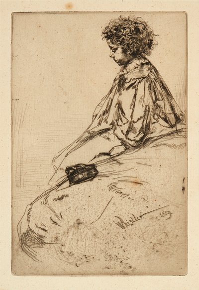 Bibi Lalouette (eau-forte) - James Abbott McNeill Whistler