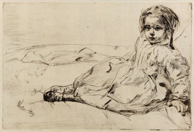 Bibi Valentin, 1859 - James Abbott McNeill Whistler