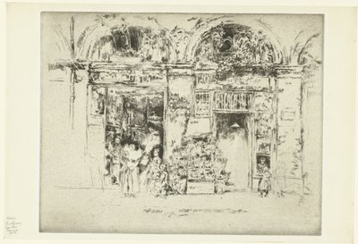 Boutique de fleurs - James Abbott McNeill Whistler