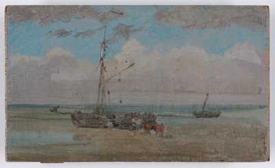 Bleu et gris : Déchargement, vers 1883-84 - James Abbott McNeill Whistler