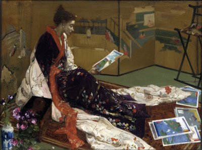 Caprice en pourpre et or : le paravent doré - James Abbott McNeill Whistler