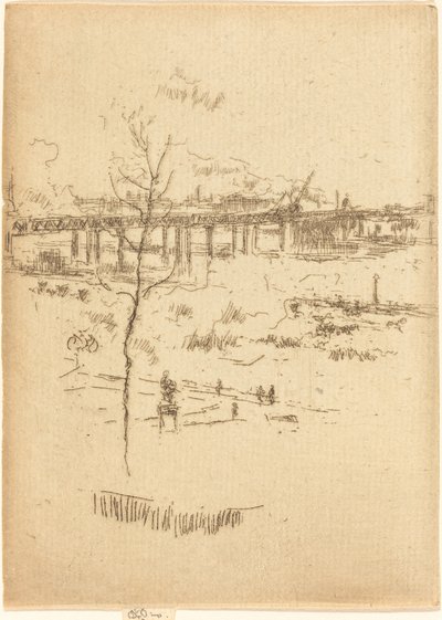 Pont ferroviaire de Charing Cross, vers 1887 - James Abbott McNeill Whistler