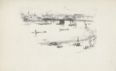 Pont ferroviaire de Charing Cross - James Abbott McNeill Whistler