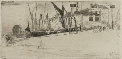 Chelsea Wharf, 1863 - James Abbott McNeill Whistler