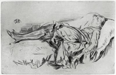 Enfant sur un canapé, XIXe siècle - James Abbott McNeill Whistler