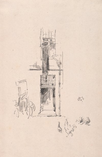 Coqs et poules, Hôtel Colbert, 1891 - James Abbott McNeill Whistler