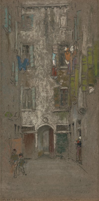 Corte del Paradiso - James Abbott McNeill Whistler