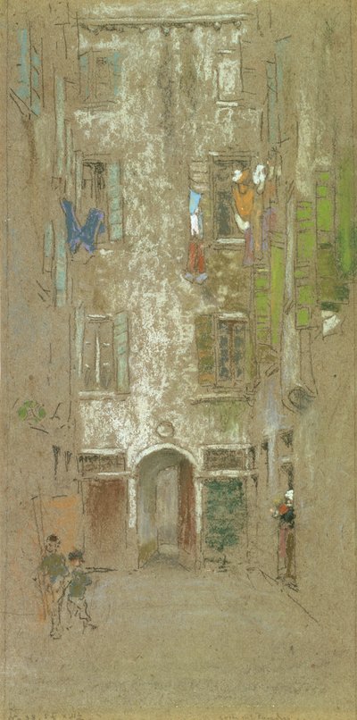 Corte del Paradiso, 1880 - James Abbott McNeill Whistler