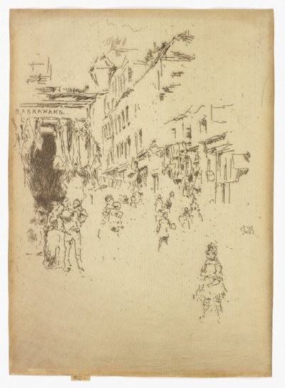 Cutler Street, Houndsditch, c.1886-88 - James Abbott McNeill Whistler