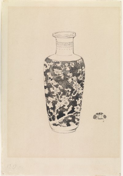 Vase cylindrique à col épais, 1876 - James Abbott McNeill Whistler