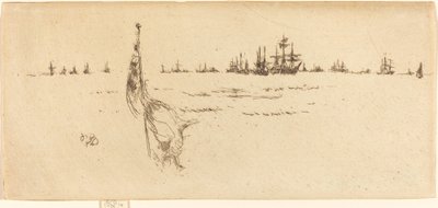 Abaisser le drapeau - James Abbott McNeill Whistler