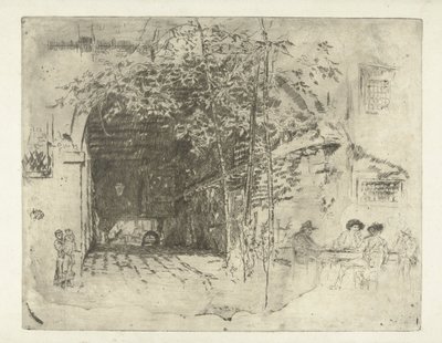 Passage sous une maison à Venise - James Abbott McNeill Whistler