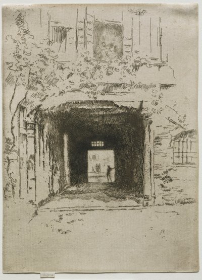 Porte et vigne - James Abbott McNeill Whistler