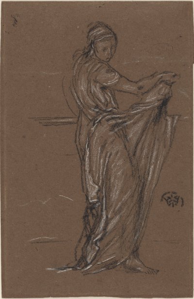 Figure féminine drapée, 1870-1873 - James Abbott McNeill Whistler